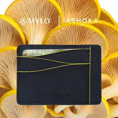 Large Mylo™ Mushroom Card Holder – Yellow - Vegan America