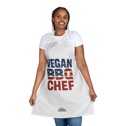 Vegan BBQ Chef Apron - 5 - Color Straps, Perfect Gift for Grilling Enthusiasts, Cooking Lovers, BBQ Parties, Summer Celebrations, Vegan Gifts - Vegan America