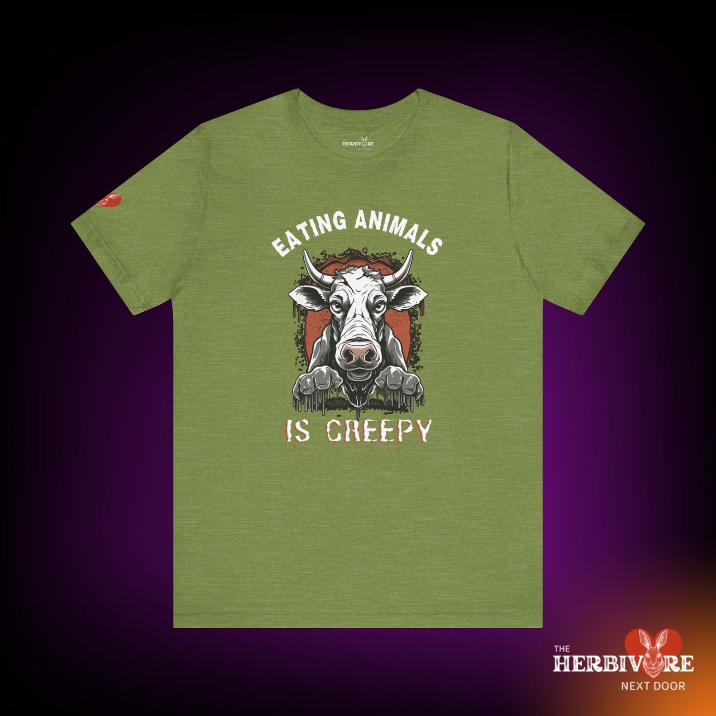 Eating Animals is Creepy T-Shirt - Vegan America