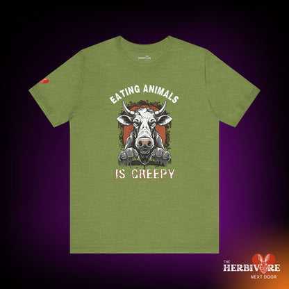 Eating Animals is Creepy T-Shirt - Vegan America
