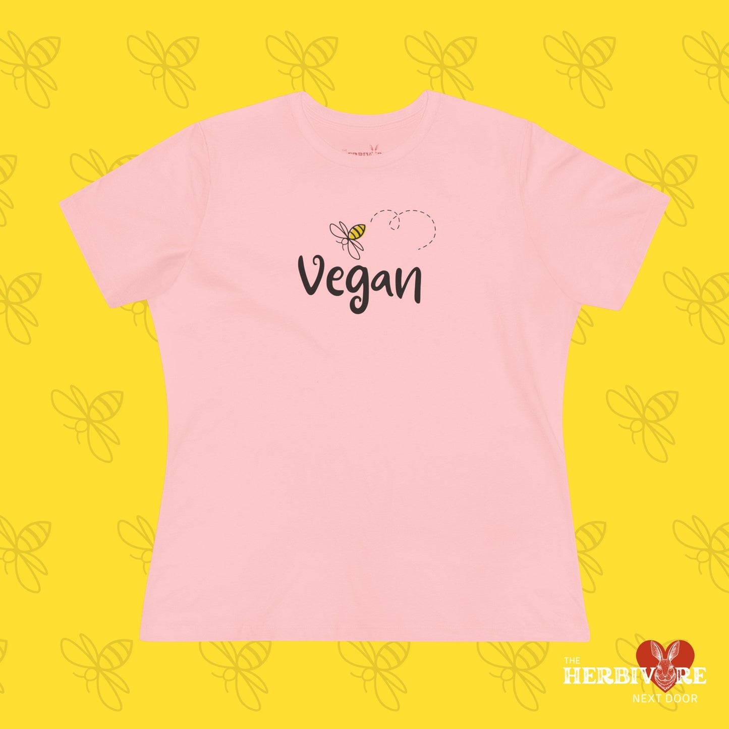 Bee Vegan - Women's Style B&C 6400 - Vegan America