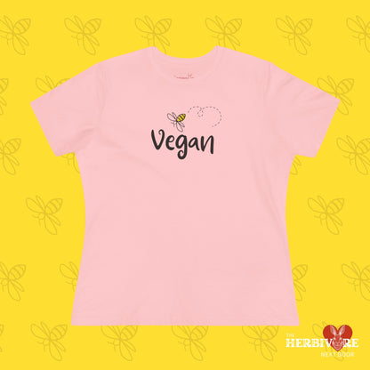 Bee Vegan - Women's Style B&C 6400 - Vegan America