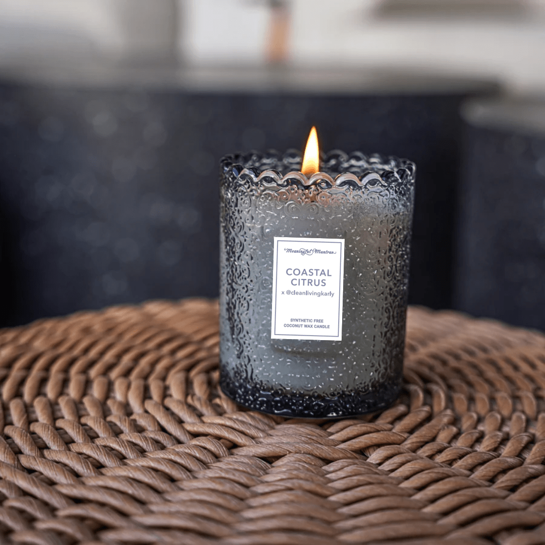 Coastal Citrus x @CleanLivingKarly Natural Candle 8oz Kaia Collection - Vegan America