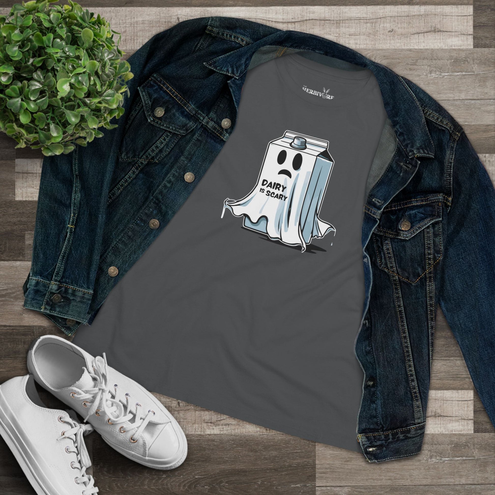 Dairy is Scary - Women's Style B&C 6400 - Vegan America