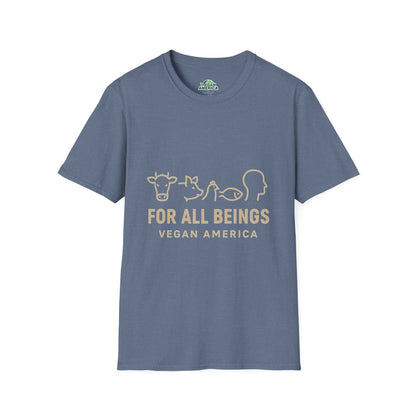 Unisex Vegan America T-Shirt, Eco - Friendly Apparel, Plant - Based Lifestyle Shirt, Perfect Gift for Vegans, Animal Rights Awareness Wear - Vegan America