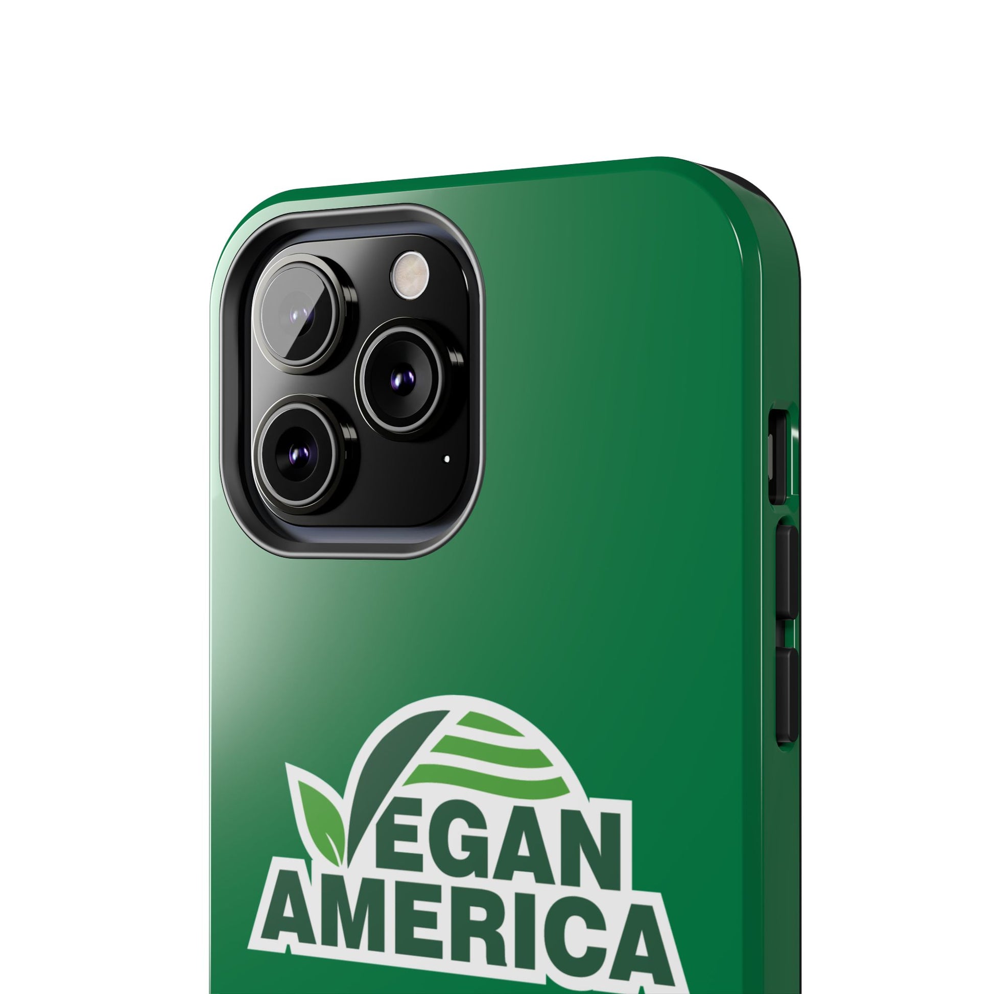 Vegan America Tough Phone Case — Green Protective Vegan Pride Cover - Vegan America
