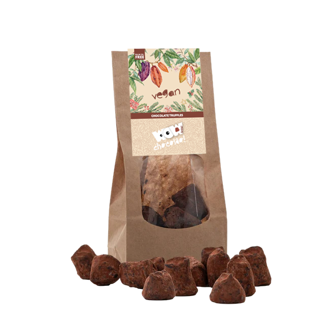 Vegan Chocolate Truffles - Christmas Edition - Biodegradable bag 130g