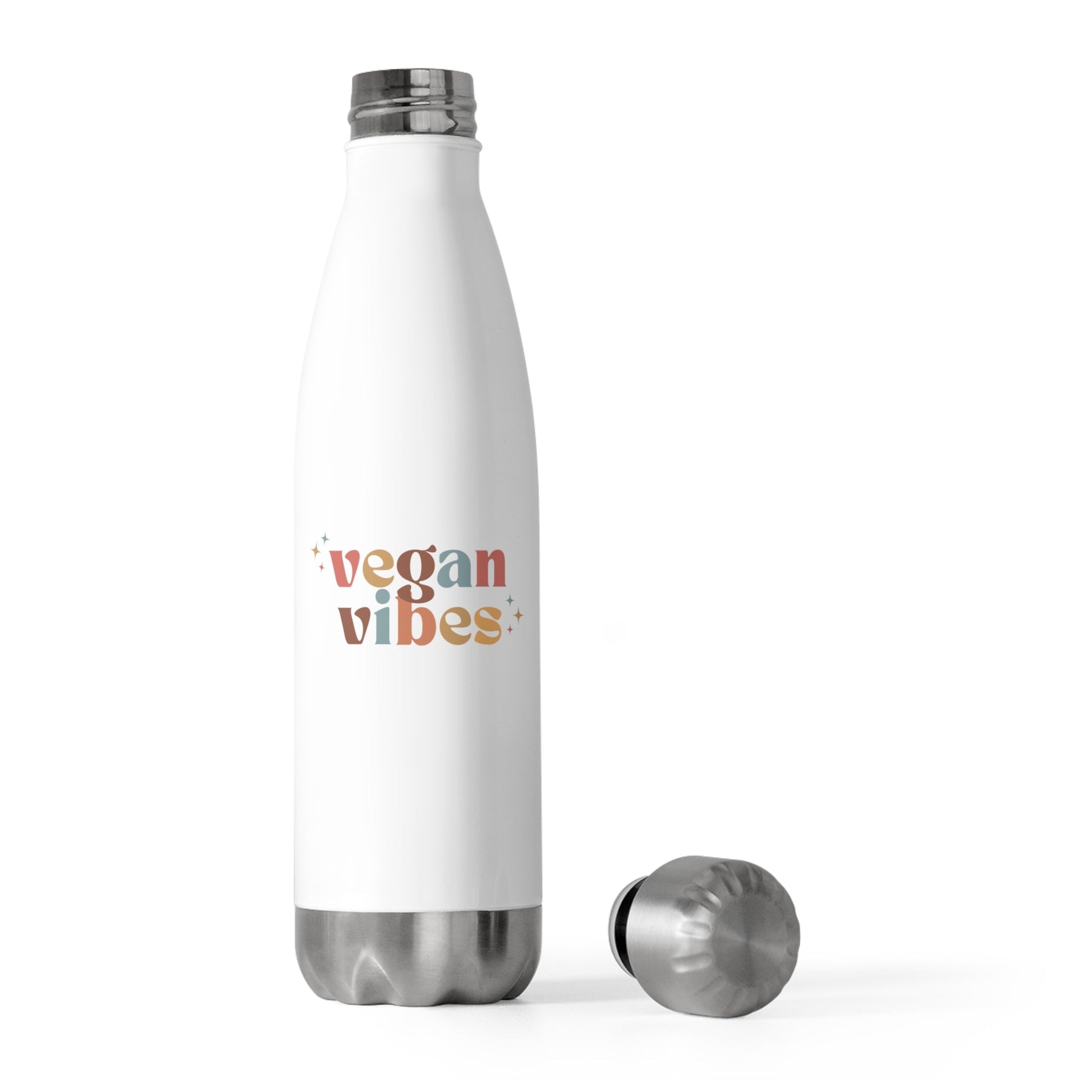 Vegan Vibes 20oz Insulated Water Bottle - Vegan America