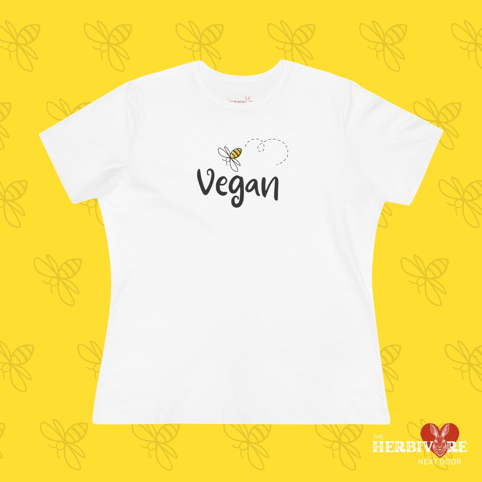 Bee Vegan - Women's Style B&C 6400 - Vegan America
