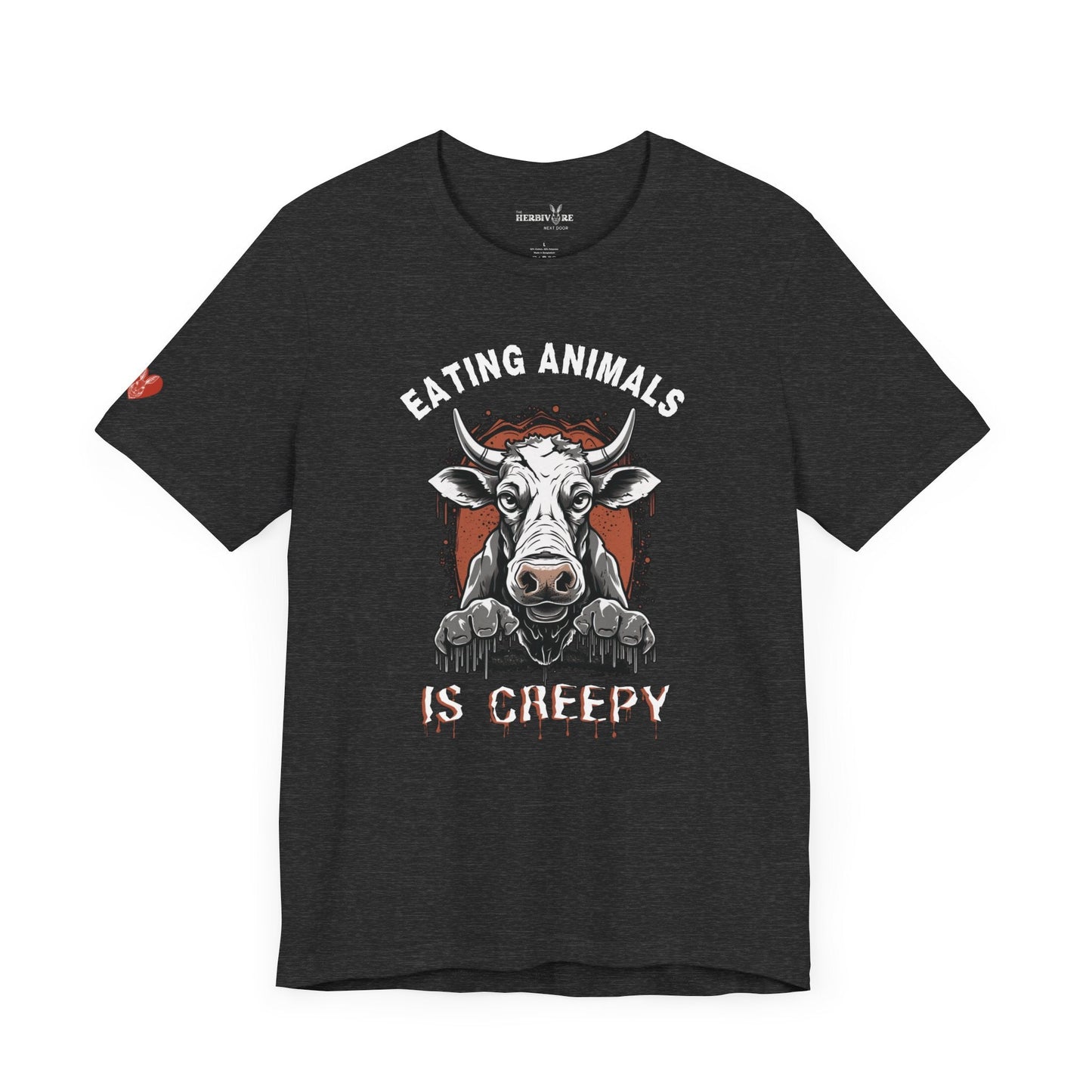 Eating Animals is Creepy T-Shirt - Vegan America