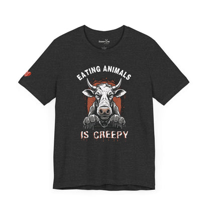 Eating Animals is Creepy T-Shirt - Vegan America