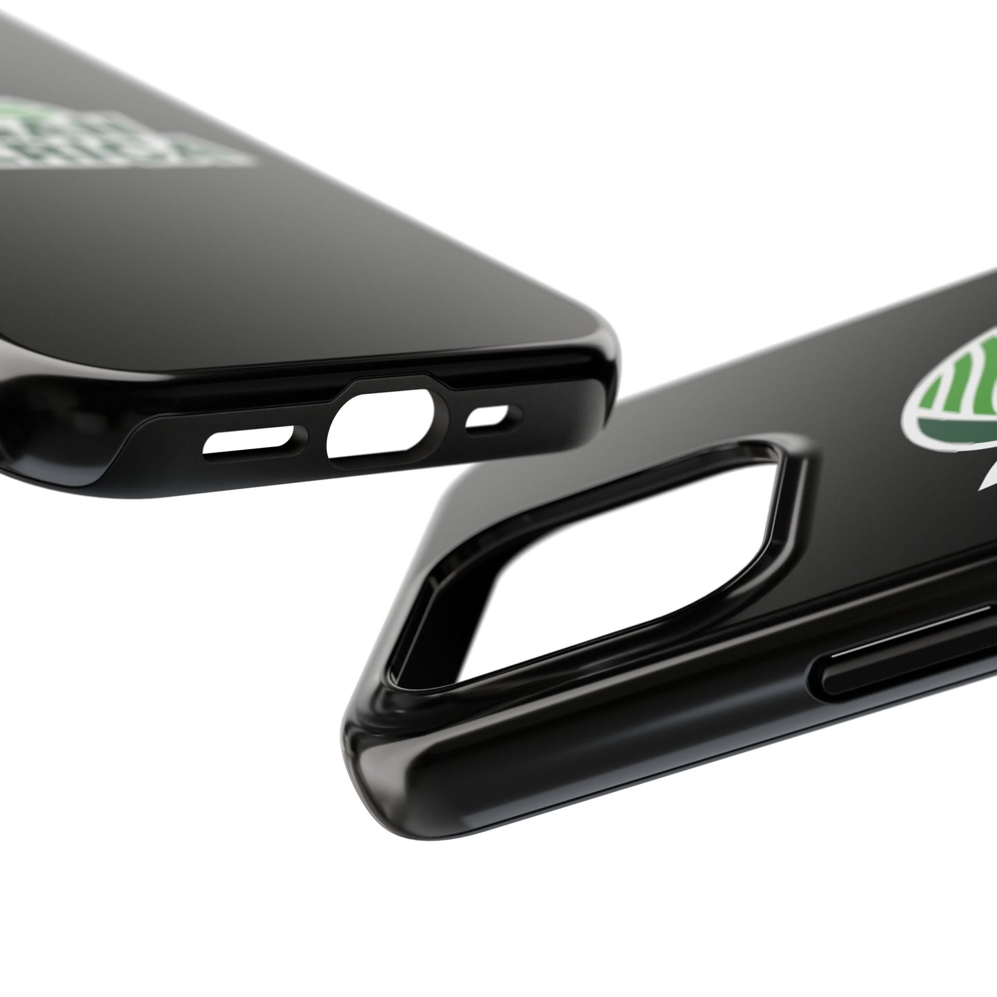 Vegan America Tough Phone Case — Green Leaf Vegan Pride Protective Cover - Vegan America