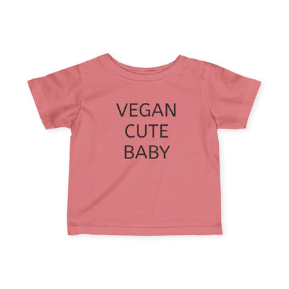 Vegan Baby Tee, Cute Infant T-Shirt, Organic Cotton Toddler Shirt, Eco - Friendly Baby Gift, Baby Shower Present - Vegan America