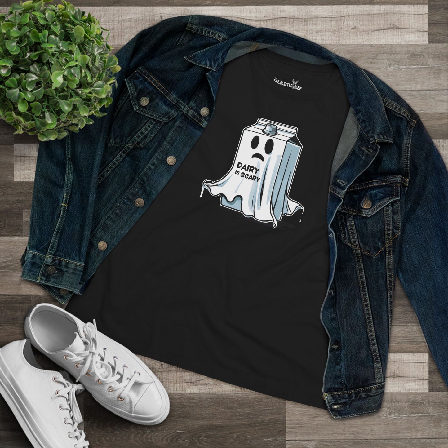 Dairy is Scary - Women's Style B&C 6400 - Vegan America
