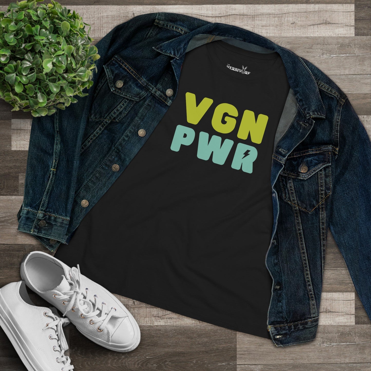 Vegan Power - Women's Style B&C 6400 - Vegan America