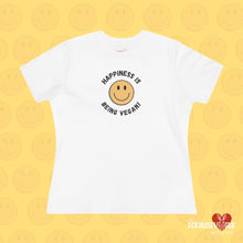 Happiness is Being Vegan - Women's Style B&C 6400 - Vegan America