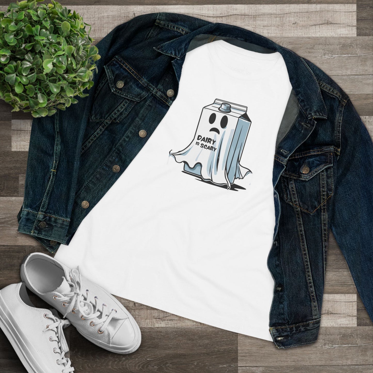 Dairy is Scary - Women's Style B&C 6400 - Vegan America