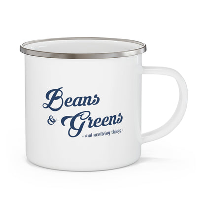 Beans & Greens - Enamel Mug - Vegan America