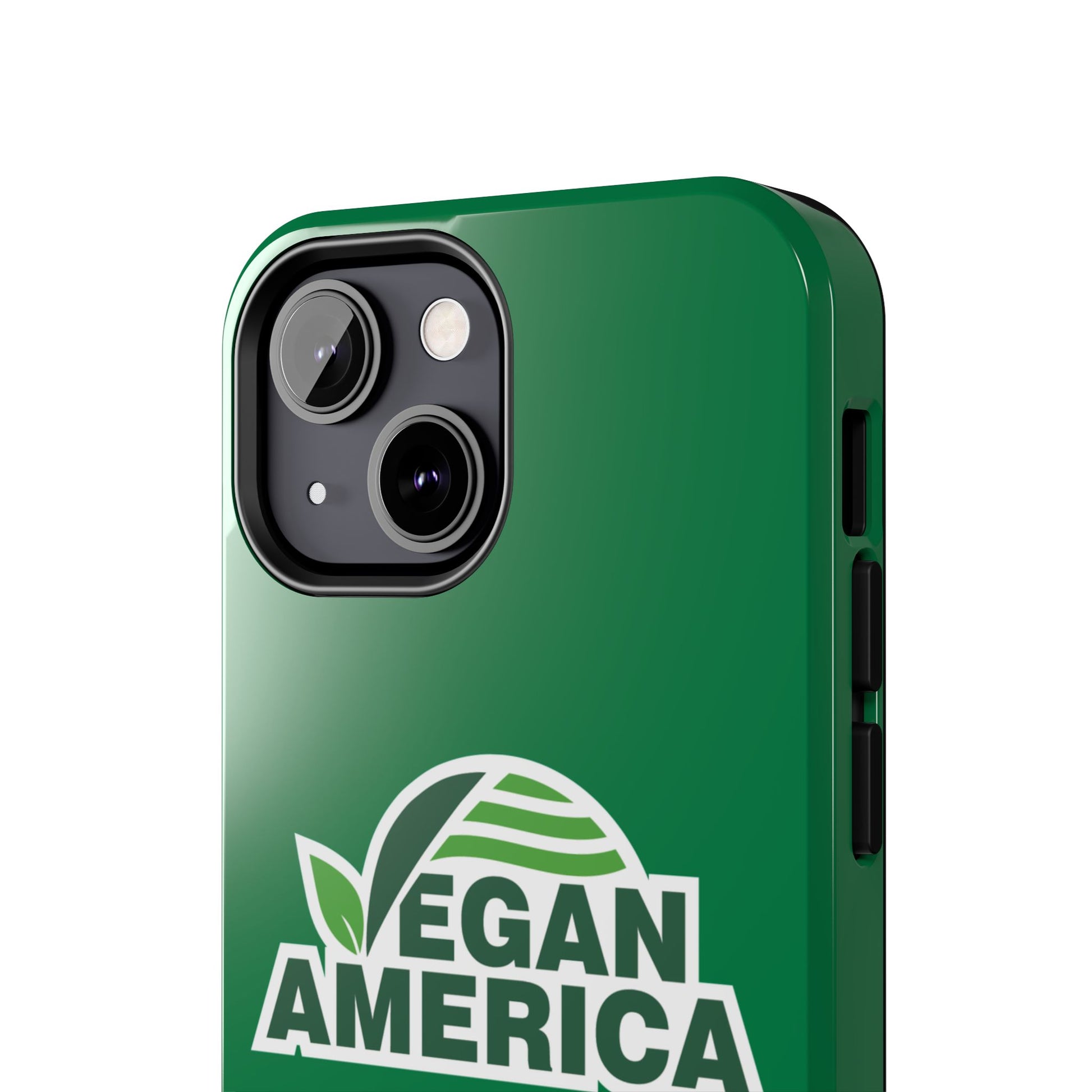 Vegan America Tough Phone Case — Green Protective Vegan Pride Cover - Vegan America