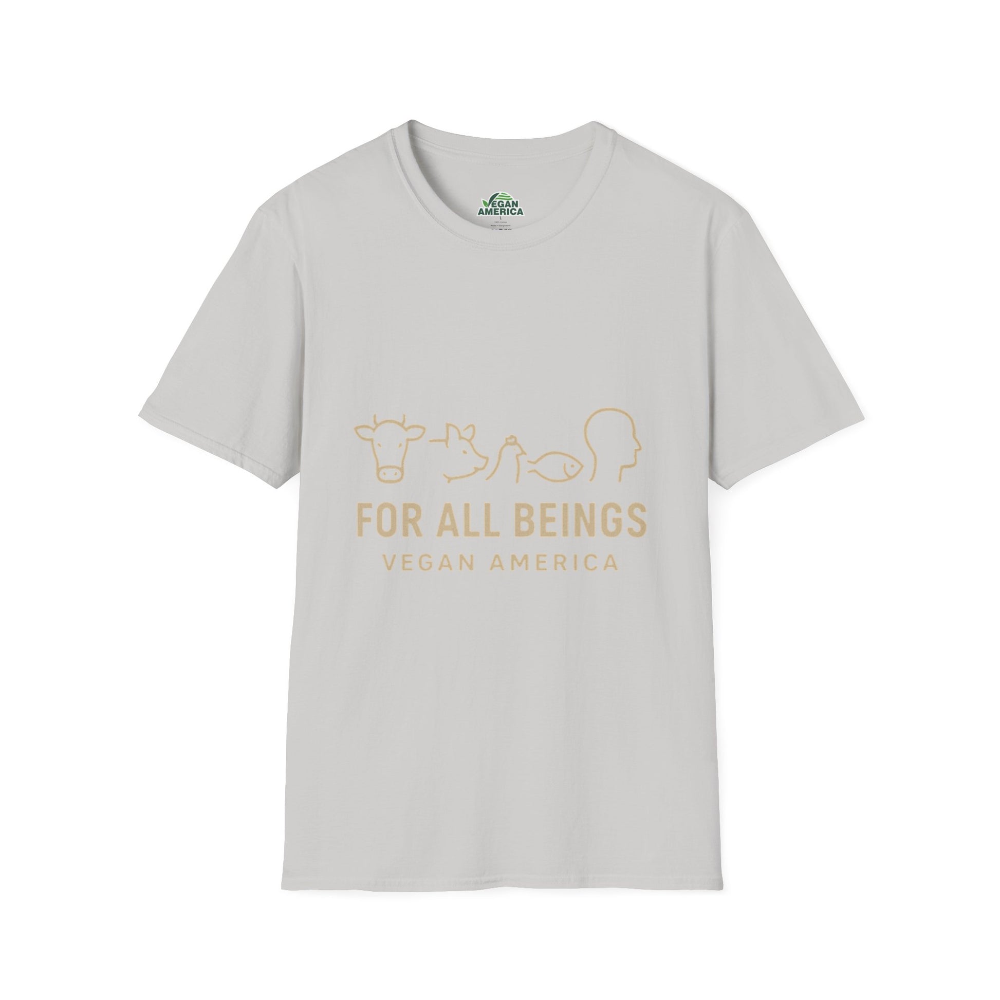 Unisex Vegan America T-Shirt, Eco - Friendly Apparel, Plant - Based Lifestyle Shirt, Perfect Gift for Vegans, Animal Rights Awareness Wear - Vegan America