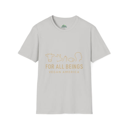 Unisex Vegan America T-Shirt, Eco - Friendly Apparel, Plant - Based Lifestyle Shirt, Perfect Gift for Vegans, Animal Rights Awareness Wear - Vegan America