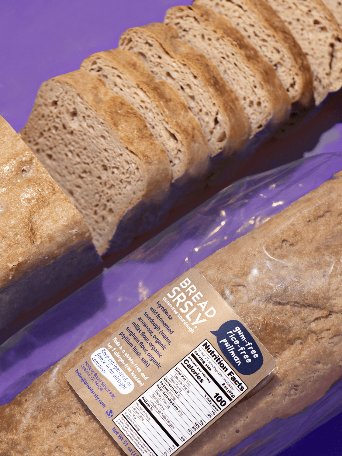 Gum-Free, Rice-Free Sourdough Value Pack (2 XL Loaves) - Vegan America