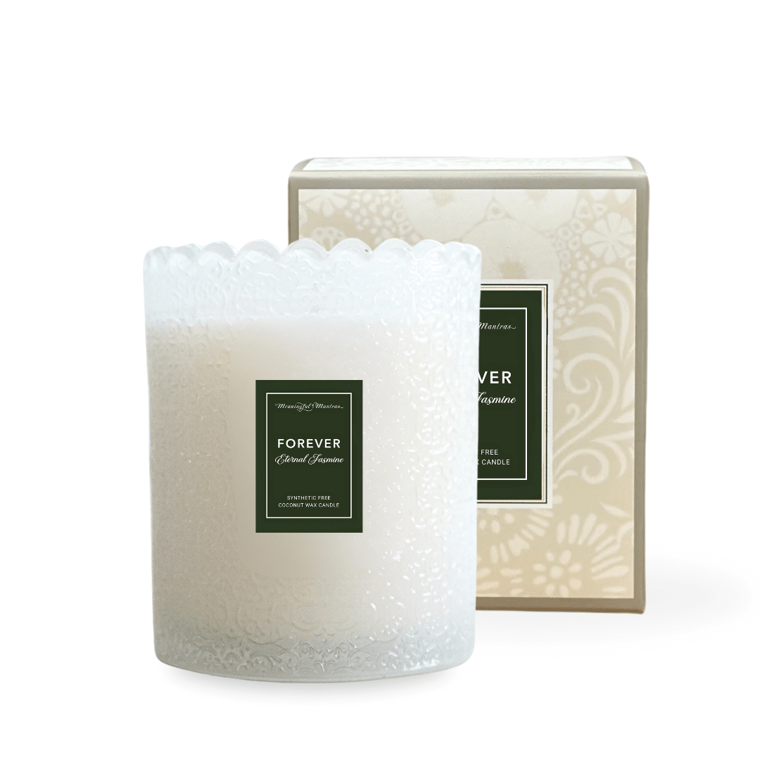 Forever Eternal Jasmine Natural Candle 8oz Kaia Collection - Vegan America
