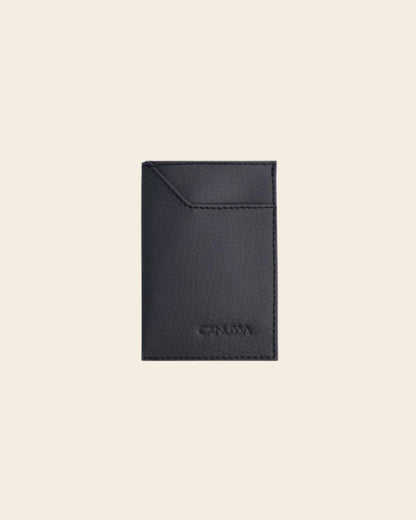 Persimmon slim card holder - Black