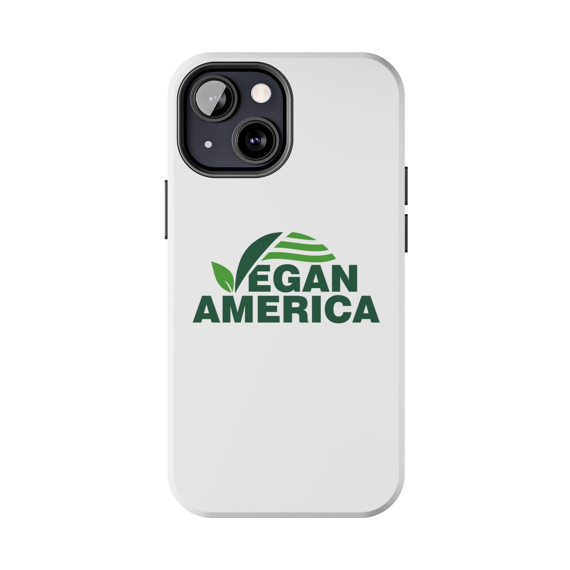 Vegan America Tough Phone Case — Eco - Friendly Plant Logo Protective Cover - Vegan America