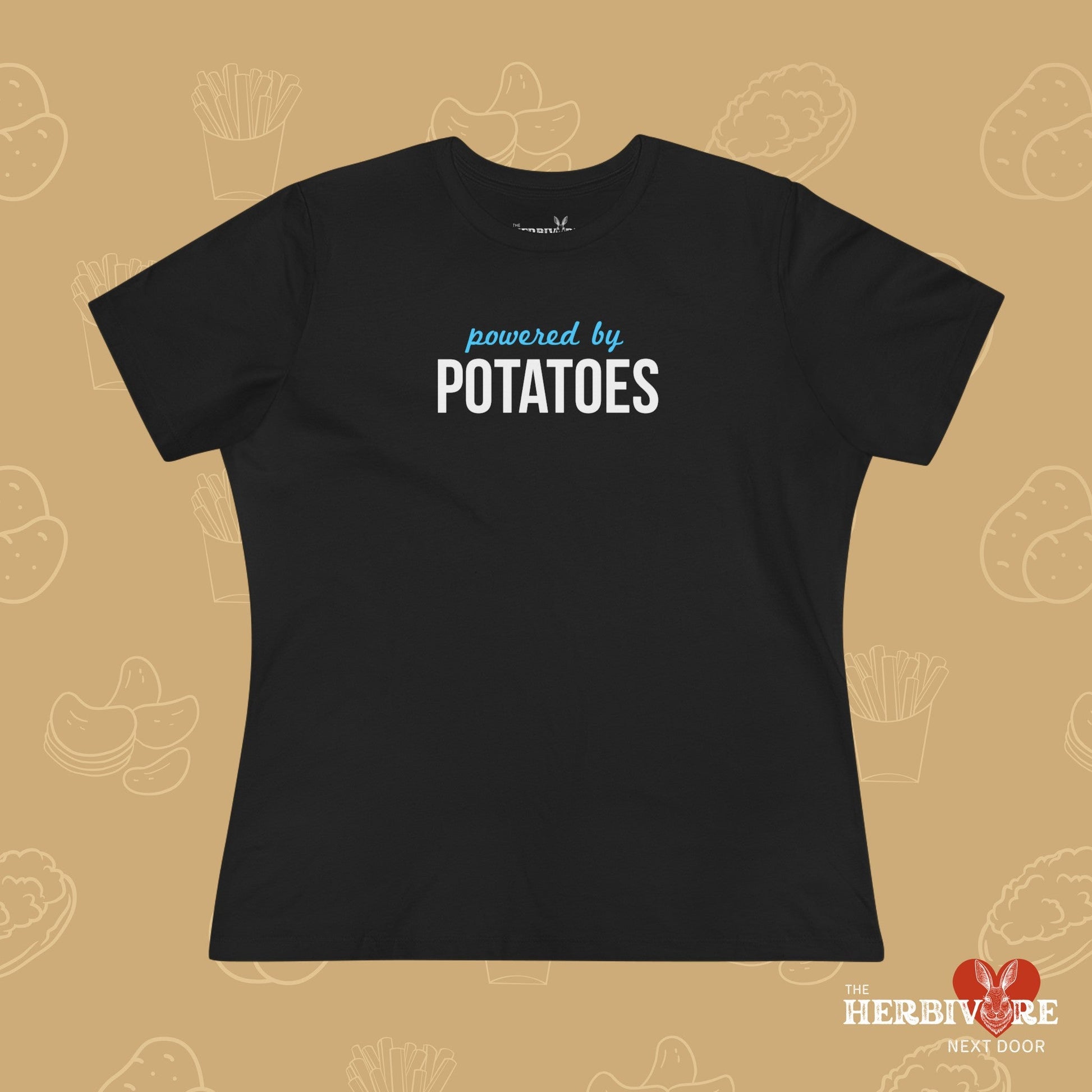Powered by Potatoes - Women's Style T-Shirt - Vegan America