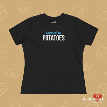 Powered by Potatoes - Women's Style T-Shirt - Vegan America