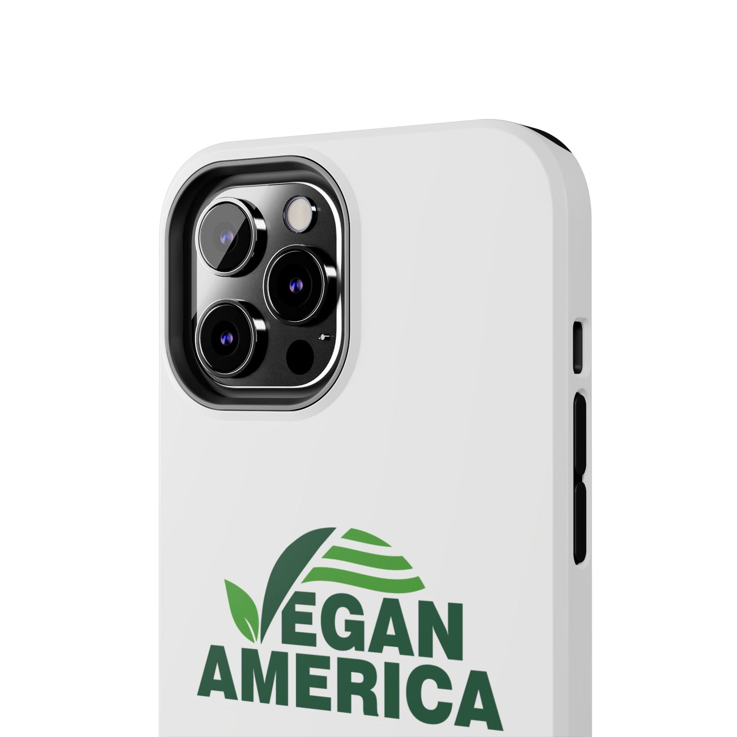Vegan America Tough Phone Case — Eco - Friendly Plant Logo Protective Cover - Vegan America