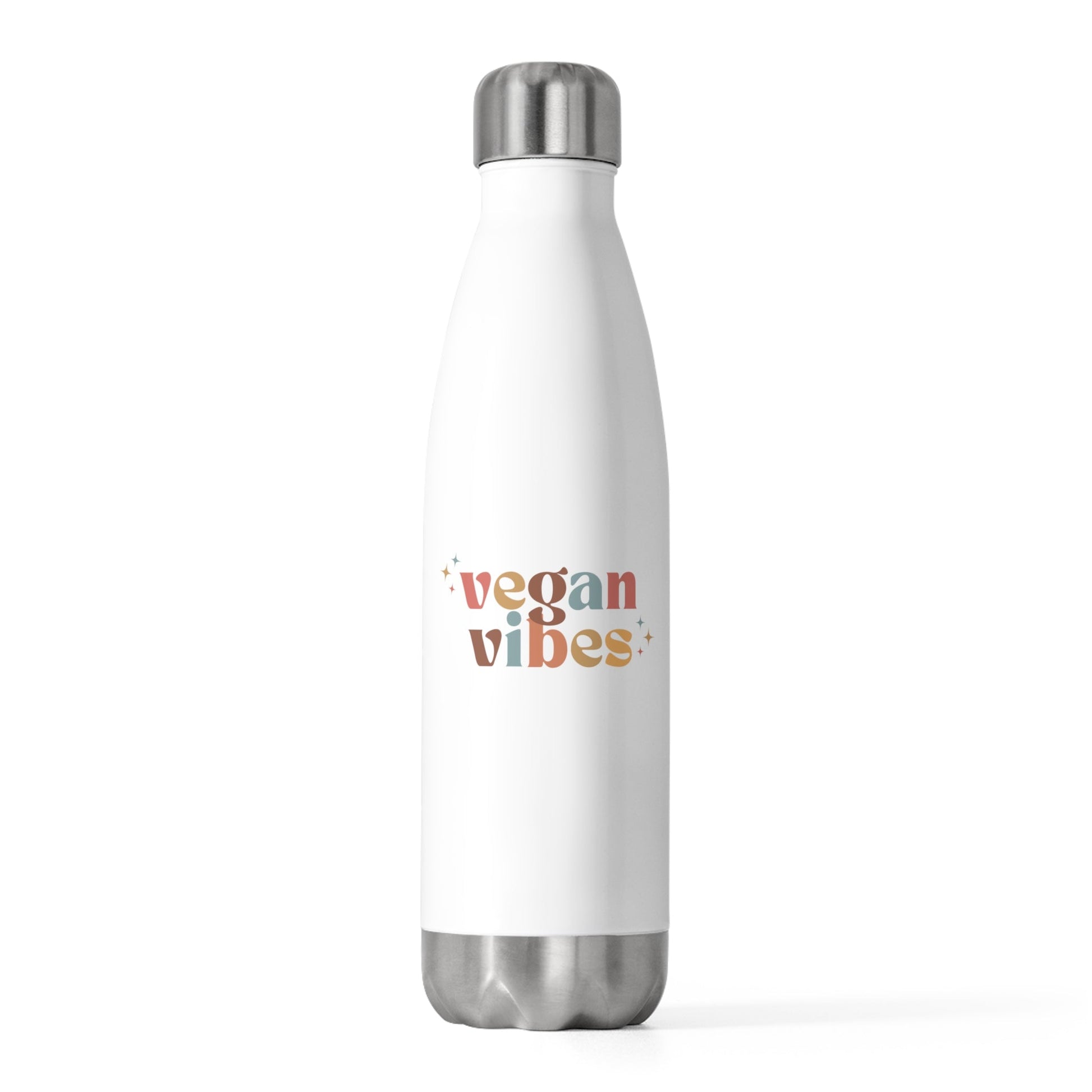 Vegan Vibes 20oz Insulated Water Bottle - Vegan America