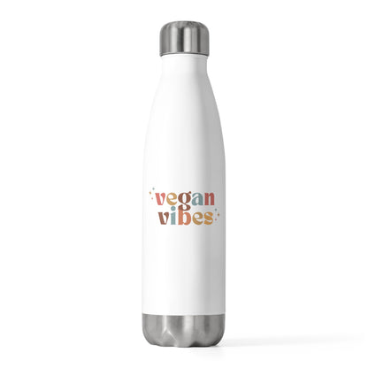 Vegan Vibes 20oz Insulated Water Bottle - Vegan America