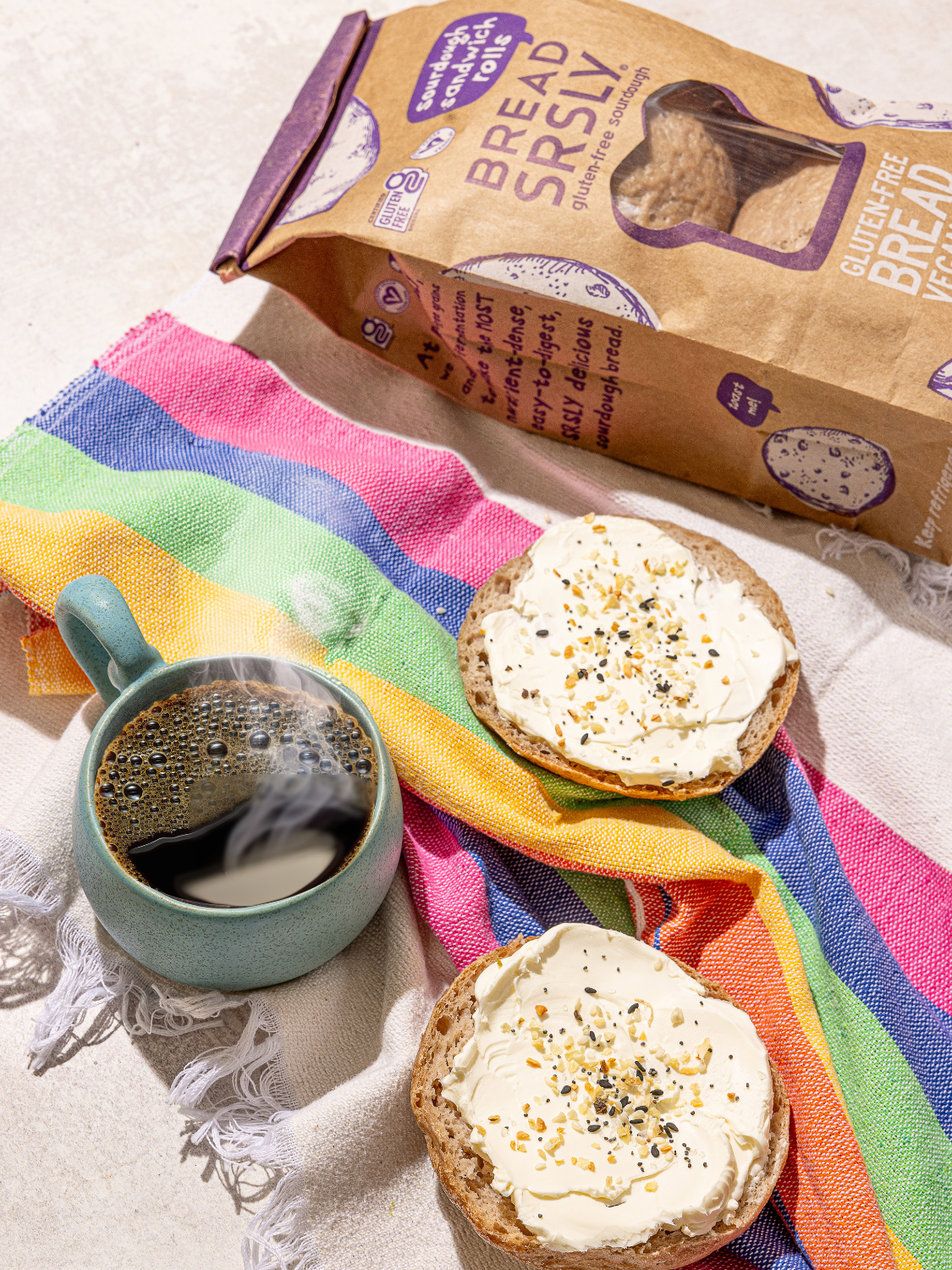 Gluten-Free Sourdough Sandwich Rolls - 12 Count (Gum-Free, Rice-Free) - Vegan America
