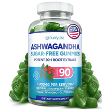 Ashwagandha Gummies for Anxiety & Stress Relief - Vegan Mood Support for Men & Women 90ct - Vegan America