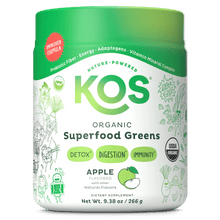 KOS Organic Superfood Greens - Apple Flavor - Vegan America