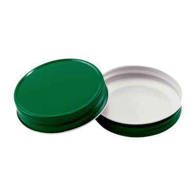 16oz. Glass Mason Jar Green Lid - Ideal for Food Storage and Crafts