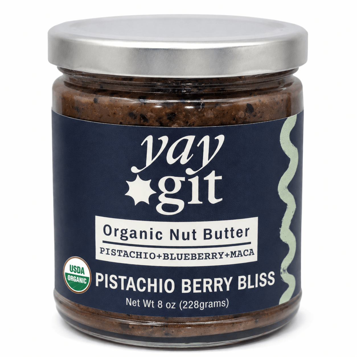 Pistachio Berry Bliss - Pistachio Blueberry Maca Butter - Vegan America