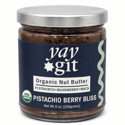 Pistachio Berry Bliss - Pistachio Blueberry Maca Butter - Vegan America