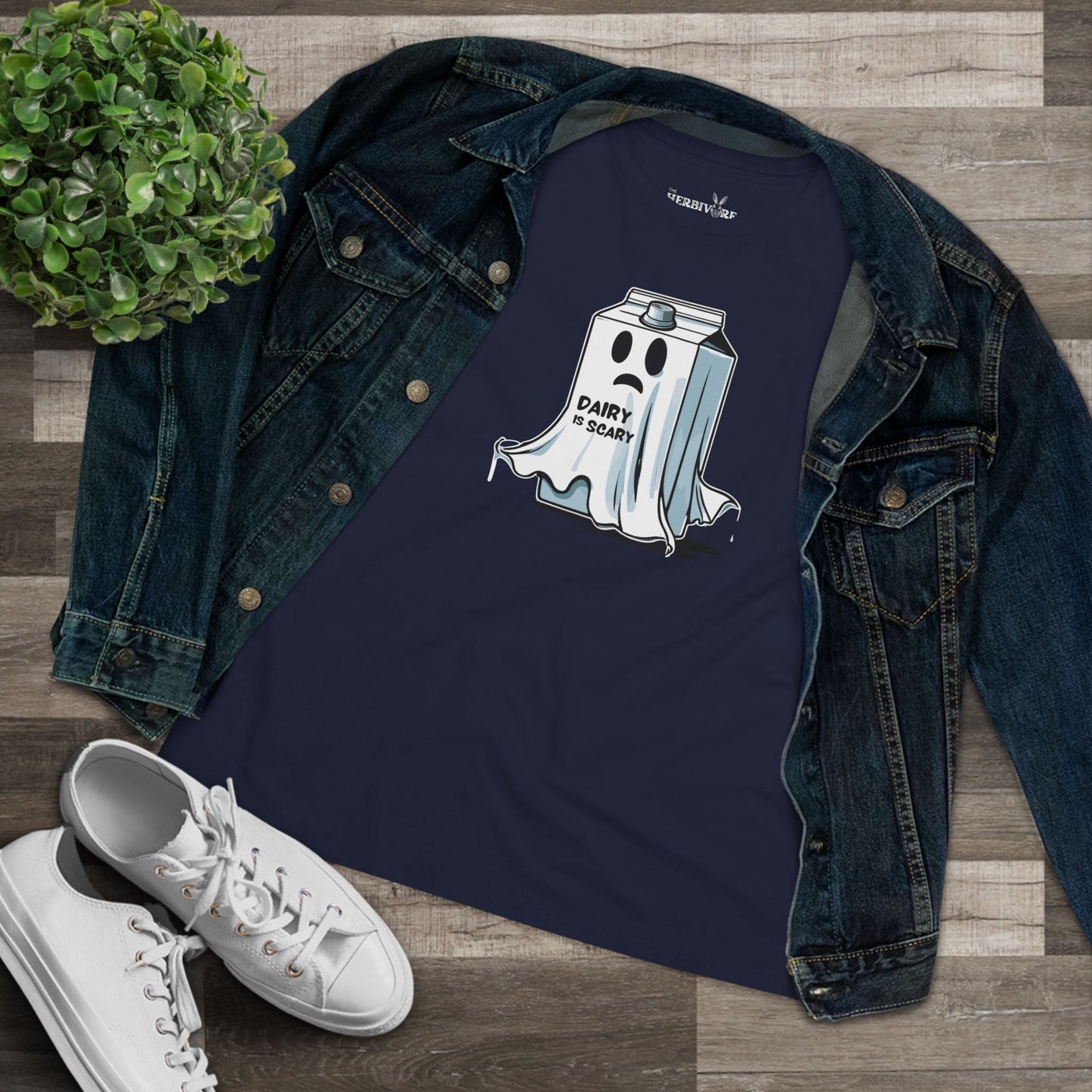 Dairy is Scary - Women's Style B&C 6400 - Vegan America