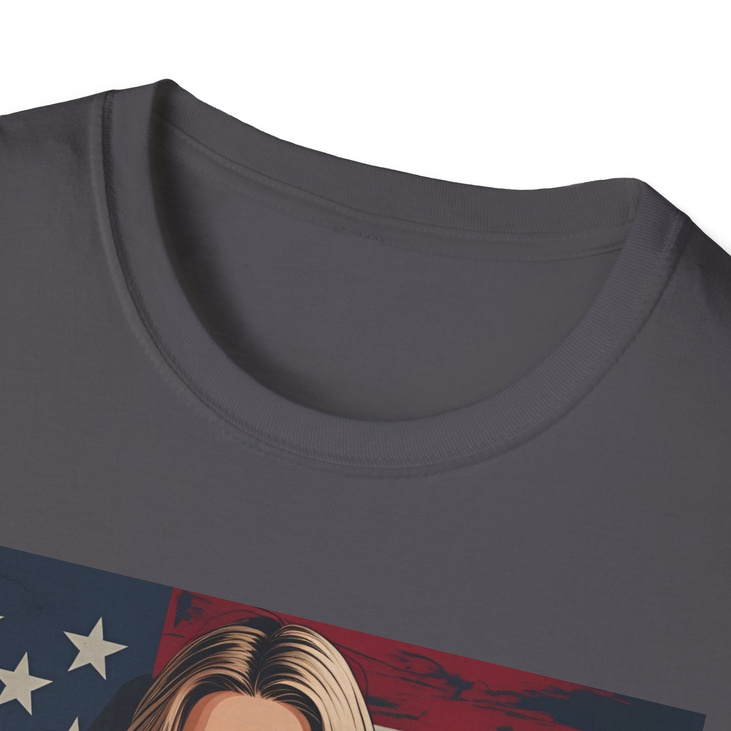 Vegan America T-Shirt | UnisexSoftstyle Tee, Eco - Friendly Fashion, Gift for Vegans, Independence Day Outfit, Casual Wear - Vegan America