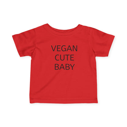 Vegan Baby Tee, Cute Infant T-Shirt, Organic Cotton Toddler Shirt, Eco - Friendly Baby Gift, Baby Shower Present - Vegan America