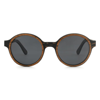 Pepe – Iconic Round Wood Sunglasses - Vegan America