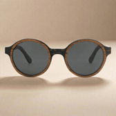 Pepe – Iconic Round Wood Sunglasses - Vegan America