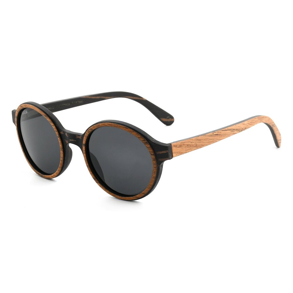 Pepe – Iconic Round Wood Sunglasses - Vegan America
