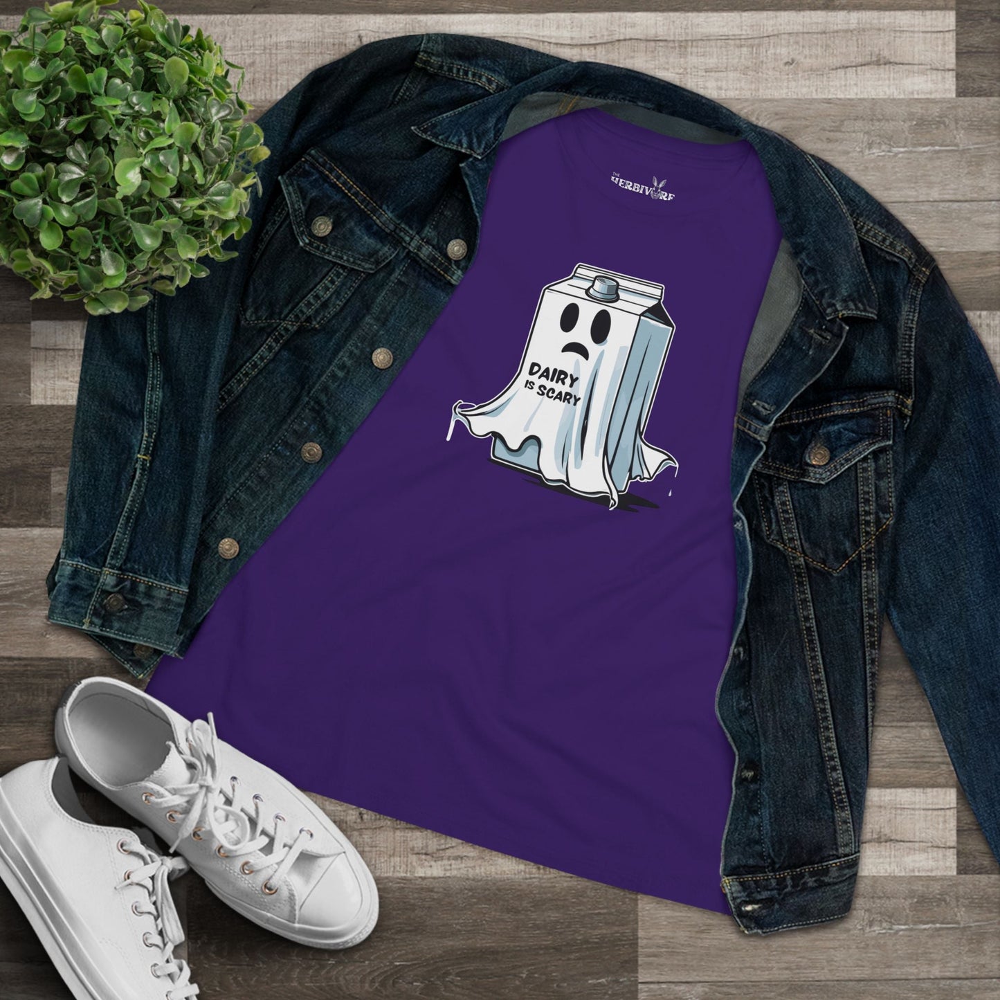 Dairy is Scary - Women's Style B&C 6400 - Vegan America