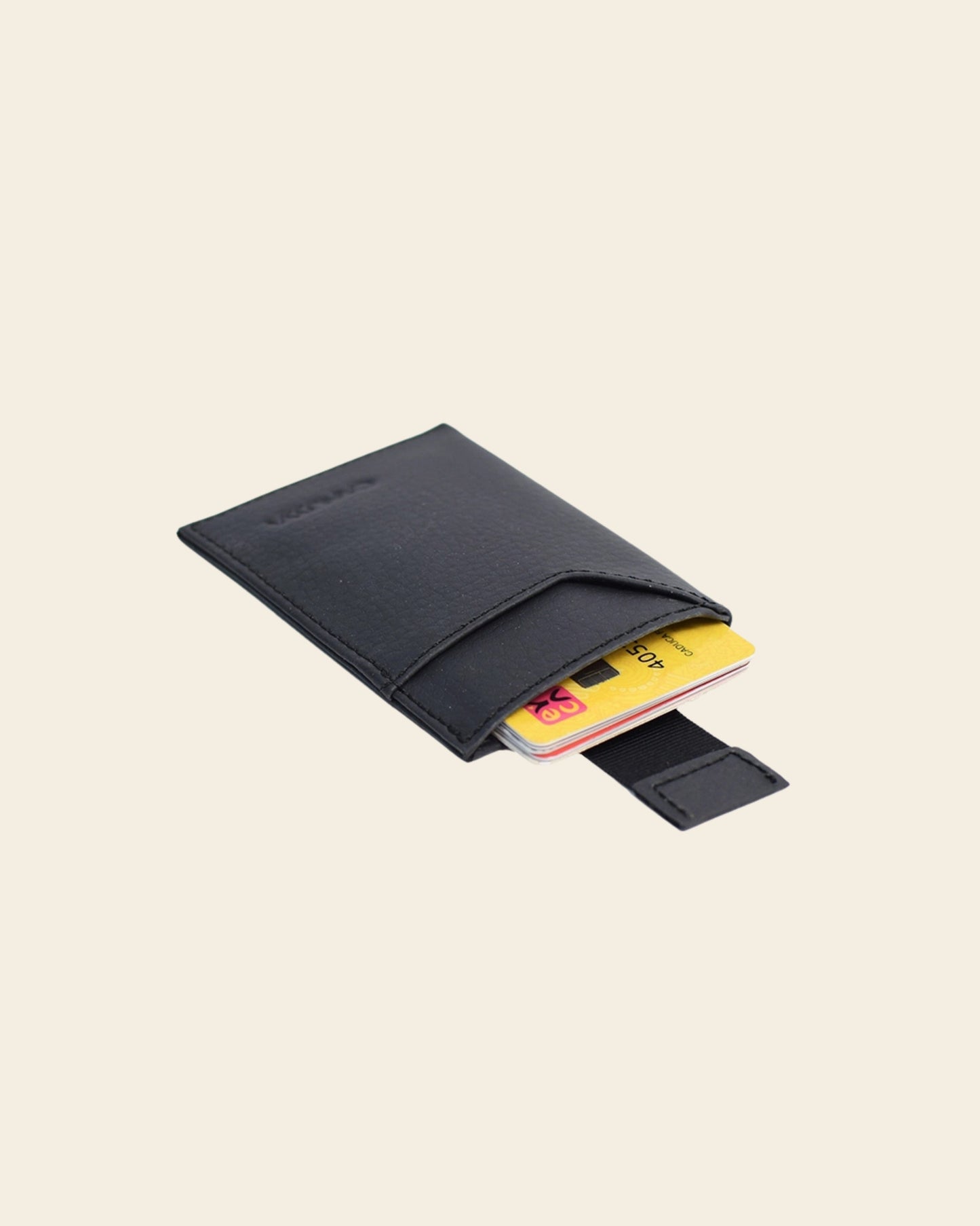 Persimmon slim card holder - Black