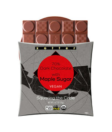 70% Dark Chocolate with Maple Sugar - Vegan America