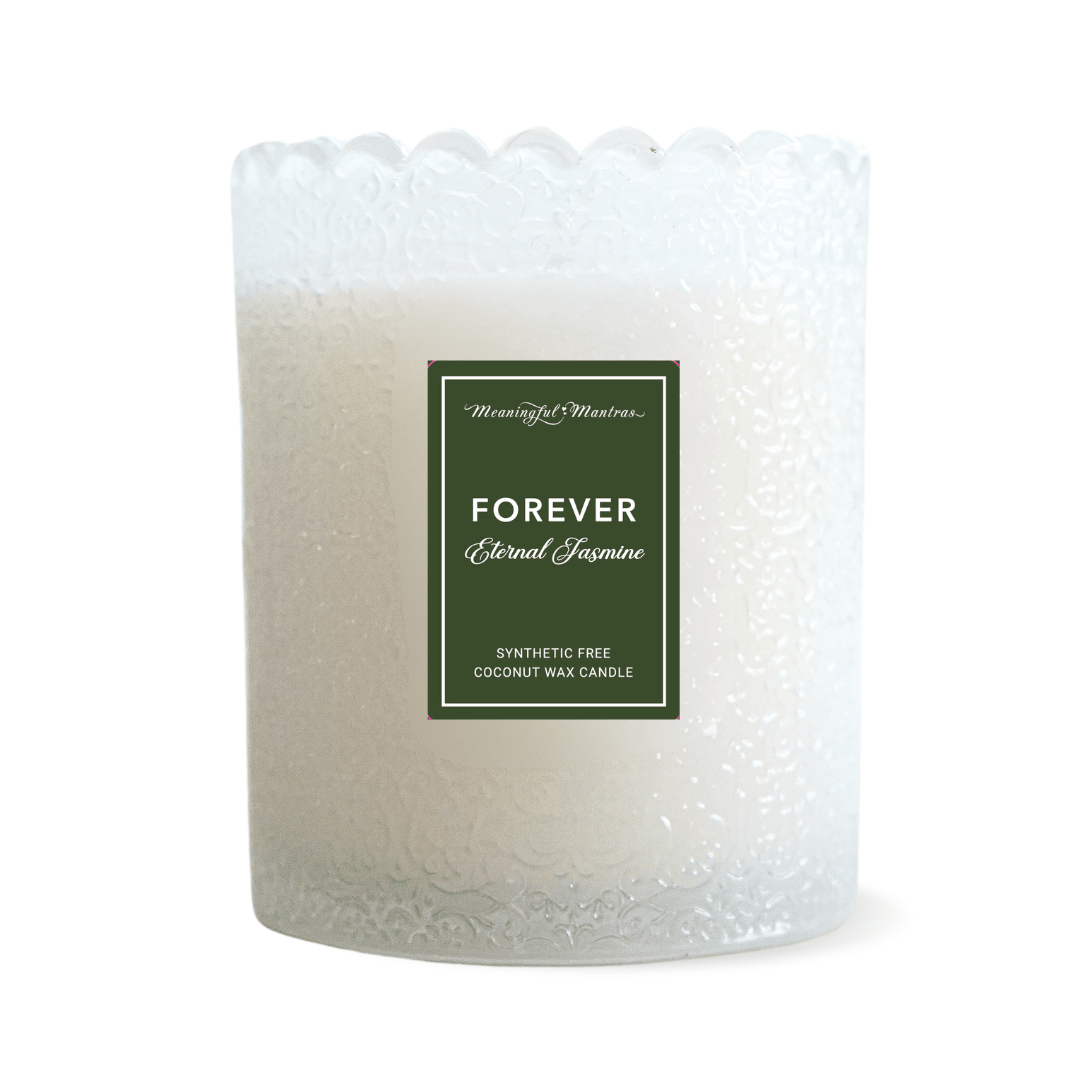 Forever Eternal Jasmine Natural Candle 8oz Kaia Collection - Vegan America